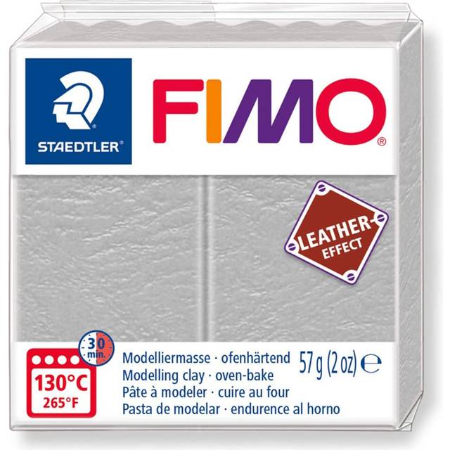 Staedtler : Fimo Leather Effect : Polymer Clay : 57g : Dove Grey