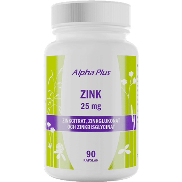 Zink 25 mg 90 kapslar