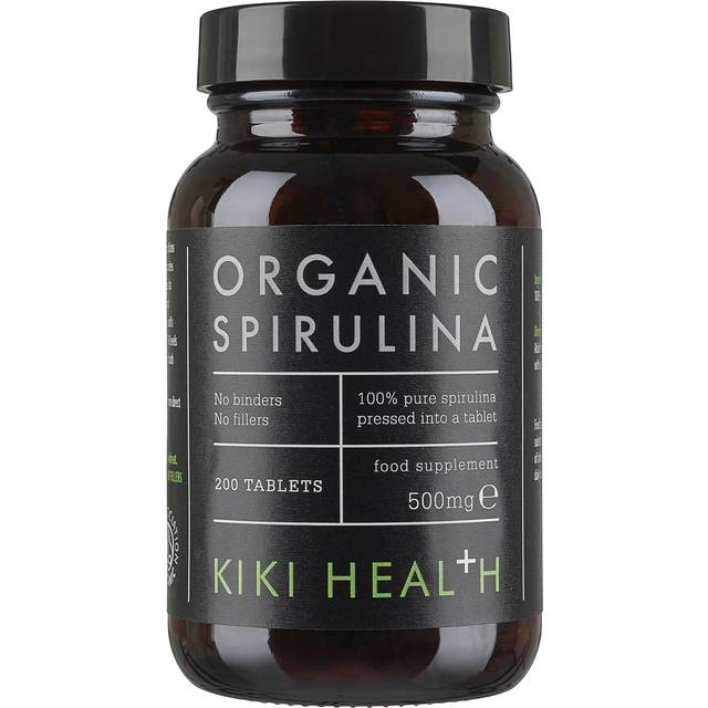 KIKI Health Organic Spirulina Tablets (200 Tablets)