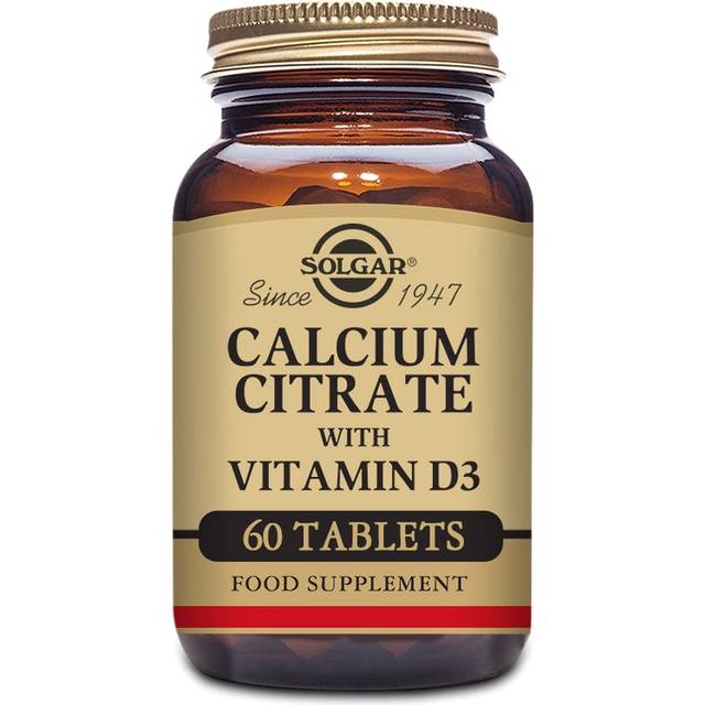 Calcium Citrate with Vitamin D3 60 tabletter - Solgar