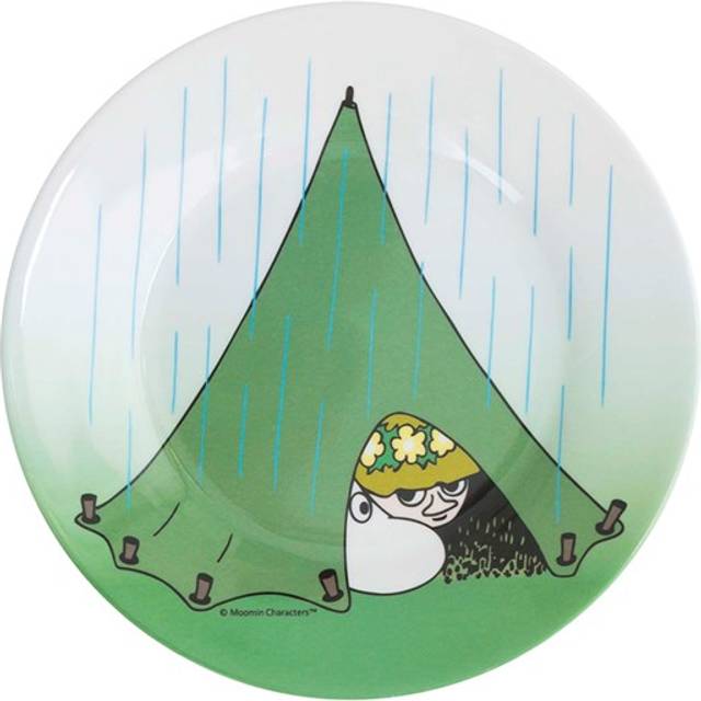 Rätt Start tallrik Mumin "Camping"