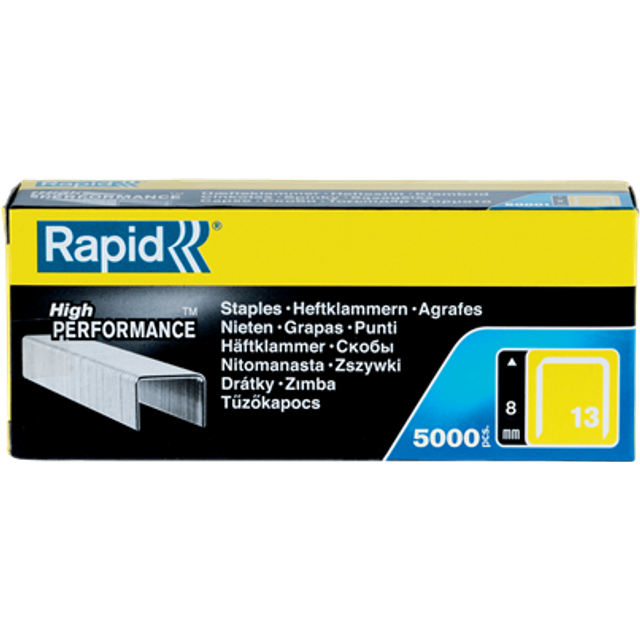 Häftklammer Rapid; 10,6x8 mm; 5000 st.; typ 13