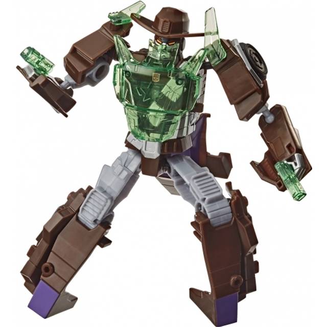 Transformers Bumblebee Cyberverse Adventures Battle Call Trooper Class Wildwheel, Voice Activated Energon Power Lights, Ages 6 and Up, 5.5 Inch