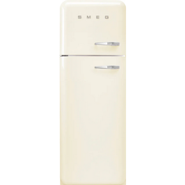 Smeg 50s Style Retro Left Hand Hinge FAB30LCR5UK 172cm High 80/20 Fridge Freezer - Cream - D Rated