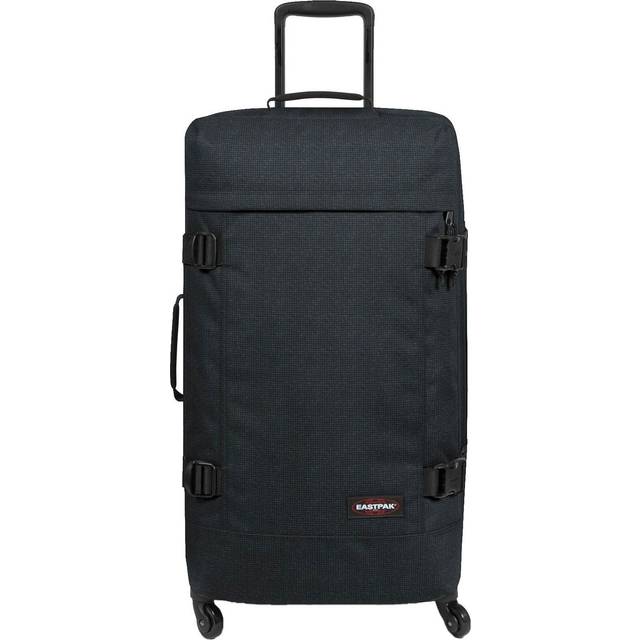 Eastpak Trans4 L 80 Litres, Four Wheel Soft Suitcase, Black Denim - Grey - 80L