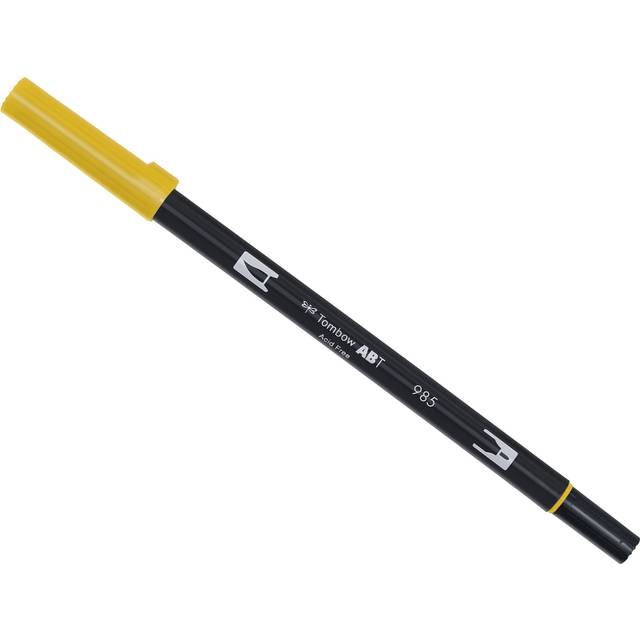 Tombow Dual Brush Pen Chrome Yellow - ABT-985