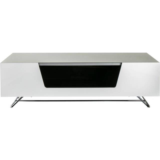 Alphason Chromium 120 Cm Tv Unit - Grey - Fits Up To 55 Inch Tv