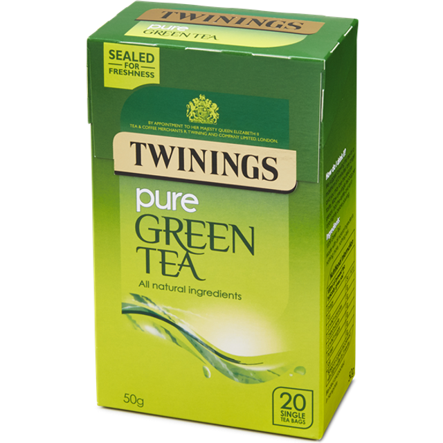 Twinings Pure Green Tea Bags (Pack of 20) F09542