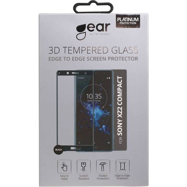 Härdat Glas 3D - Sony Xperia XZ2 Compact - Full Cover