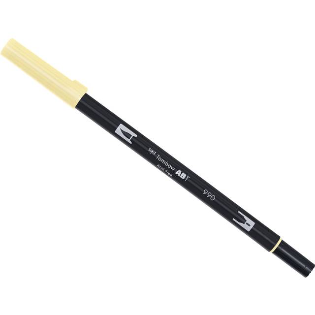 Tombow Dual Brush Pen Light Sand - ABT-990 - Yellow