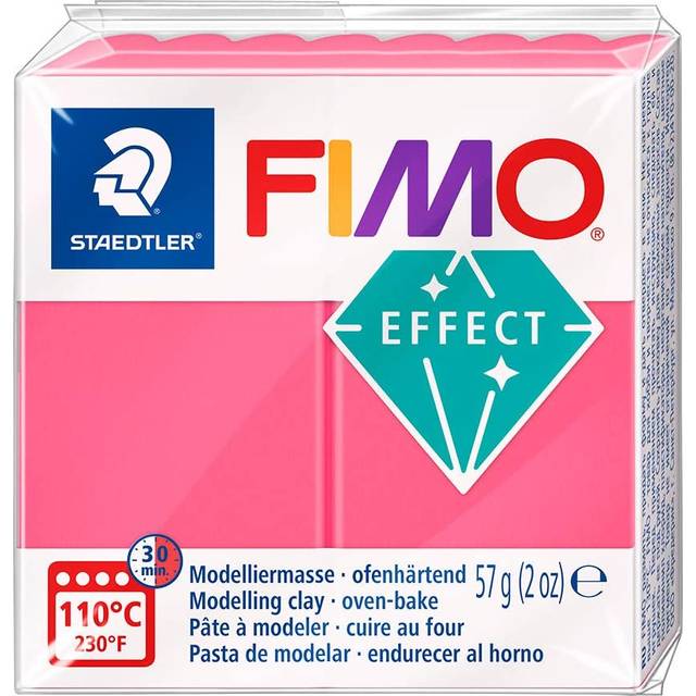 Fimo Soft & Effect Blocks 57g - TRANSRED