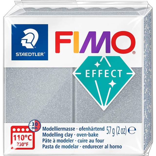 Staedtler Fimo Effect Block 56g Metallic Silver