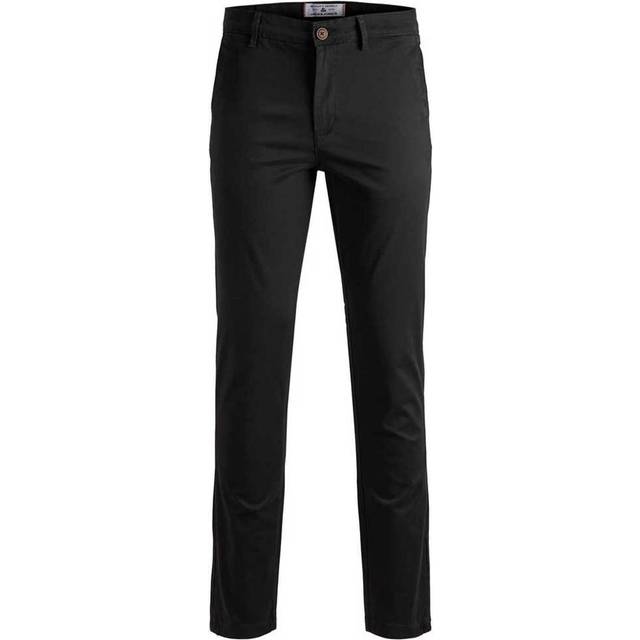 Jack & Jones Jjimarco Jjbowie SA Black Noos Mand Sort Chinos Slim Fit Str 29/34 - hos Magasin