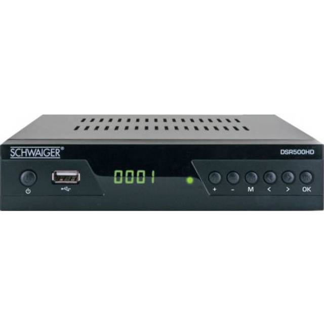 Schwaiger DSR500HD DVB-S HD mottagare Front-USB Antal tuner: 1
