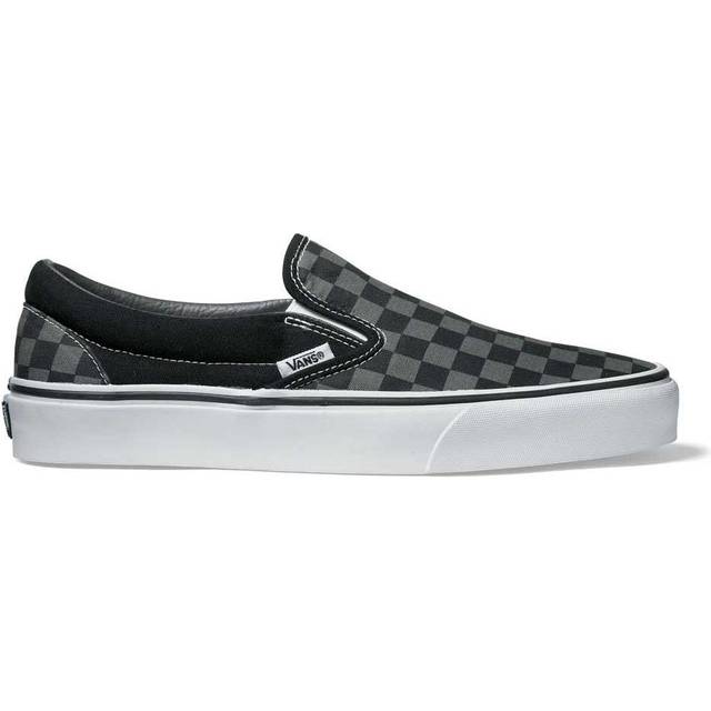 Vans for man. VN000EYEBPJ1 Classic Slip-On Sneakers black, grey (40), Fabric, Flat, None, Casual