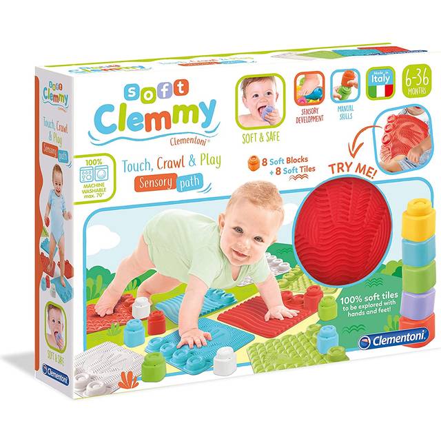Puzzle Mat Soft Clemmy Junior Rubber 16-Piece
