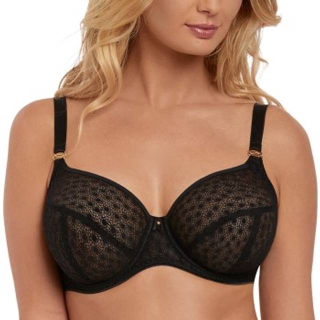 Freya Womens Starlight Hero Balcony Side Support Bra - Black - Size 34G