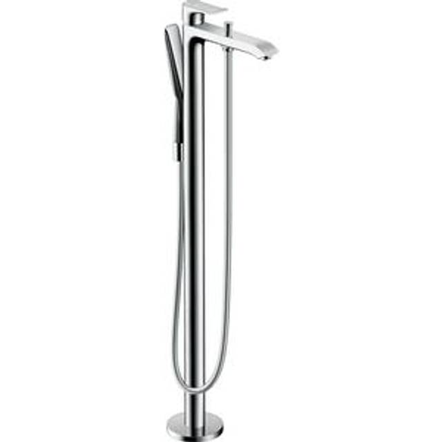 Hansgrohe Metris Chrome Floor Standing Single Lever Bath Mixer Tap