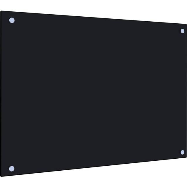 vidaXL Kitchen Backsplash Transparent 70 x 50 cm Tempered Glass