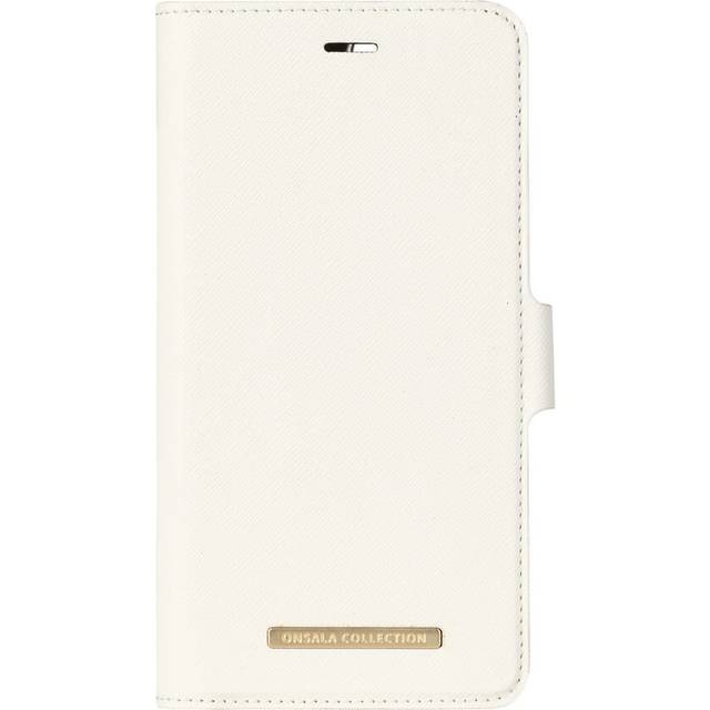 COLLECTION Mobilfodral Saffiano White iPhone 6/7/8 Plus