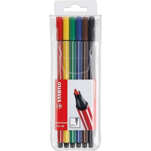 Stabilo Nylon Point 68 Pen Fine 1.0mm Assorted Colours