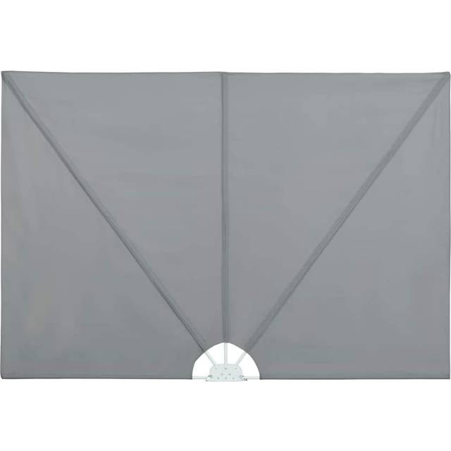 vidaXL Collapsible Terrace Side Awning Grey 300x150 cm