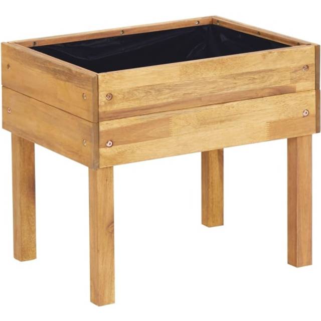 Förhöjd odlingslåda 50x40x45 cm massivt akaciaträ