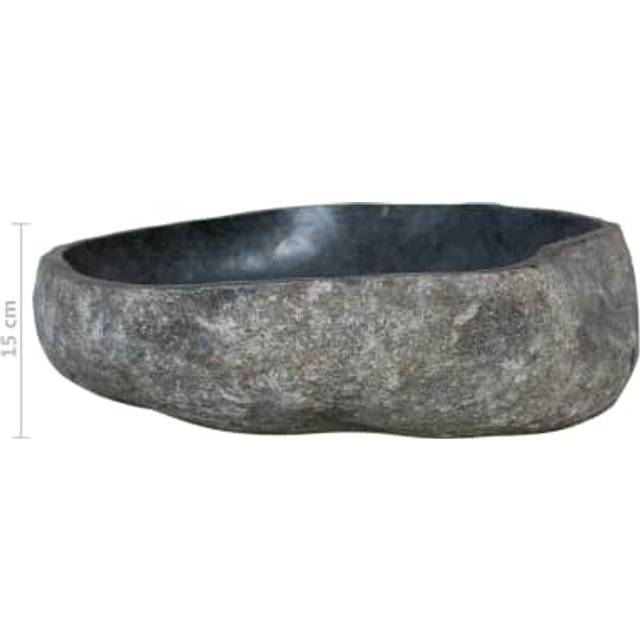 Handfat flodsten oval (45-53)x(34-41) cm