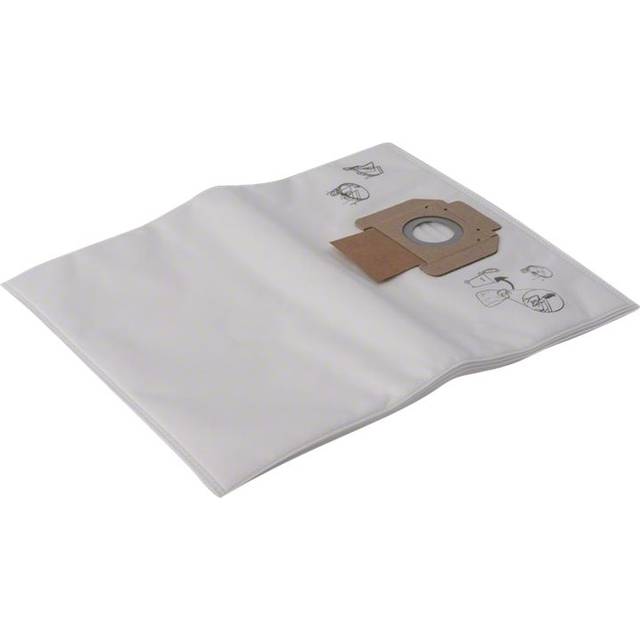 Bosch Accessories Bosch Professional Fleecepåse, lämplig för GAS 20 L SFC, GAS 15 L, GAS 1200 L Professional, 2605411229 (5 styck), vit