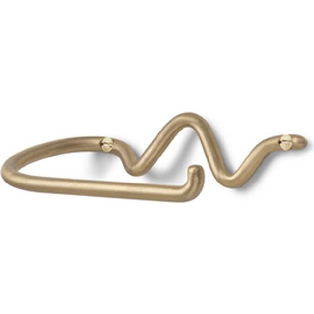 ferm LIVING - Curvature Toilet Roll Holder Brass