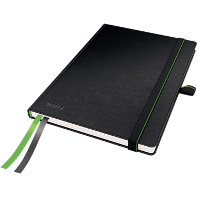 Leitz Complete linjerad anteckningsbok, Complete, A5, inbunden, 80 ark, svart