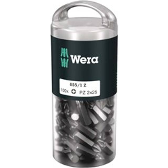 Wera 05072444001 855/1Z Classic Extra Tough Screwdriver Bits PZ2/2...