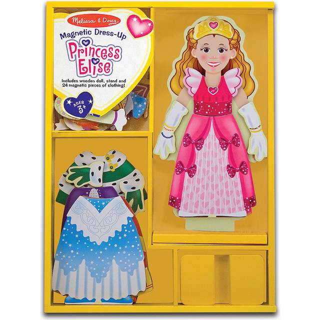 Melissa & Doug Princess Magnetic Dress-Up Play Set | Pretend Play Toy | Cognitive Skills | 3+ | Gift for Boy or Girl
