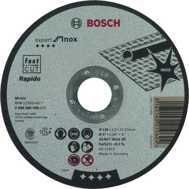 2 608 600 549 - Slit disc 125mm 2 608 600 549