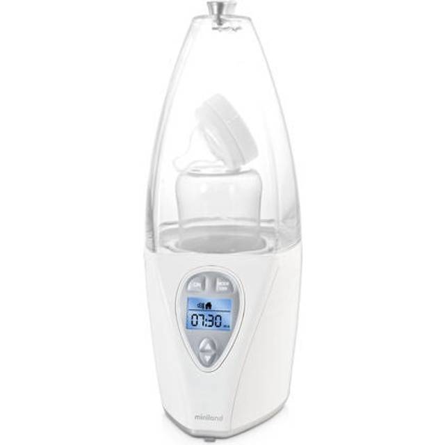 Miniland Baby 89150 Flaskvärmare och Sterilisator, En Storlek, Vit
