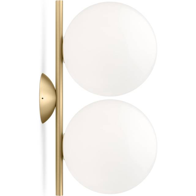 IC Lights C/W1 Double Wall Lamp, Chrome