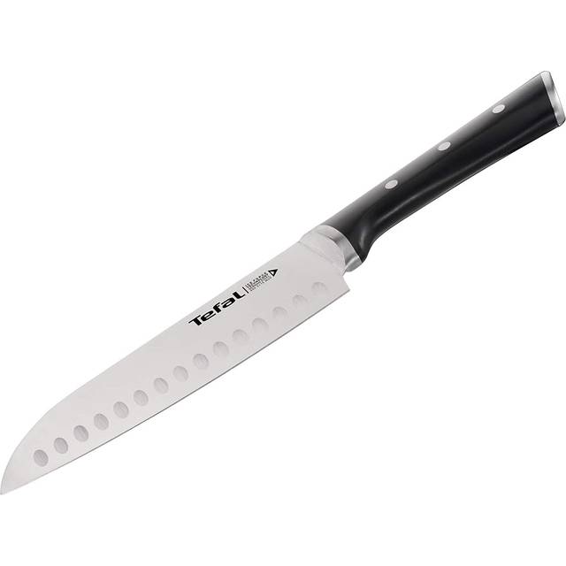 Tefal Ingenio Ice Force Santokukniv K2320614 | Svart | 18 cm | Premiumdesign Rostfritt Stål