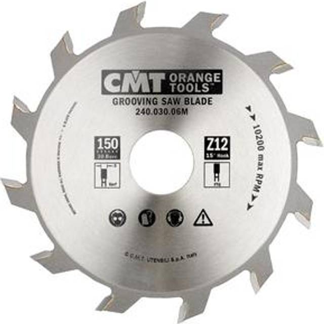 CMT Orange Tools 240.050.07ÂM 5Âx 30ÂTeethÂâÂfor Straight Grooving Cutter Circular Saw Blade 180Âx 18