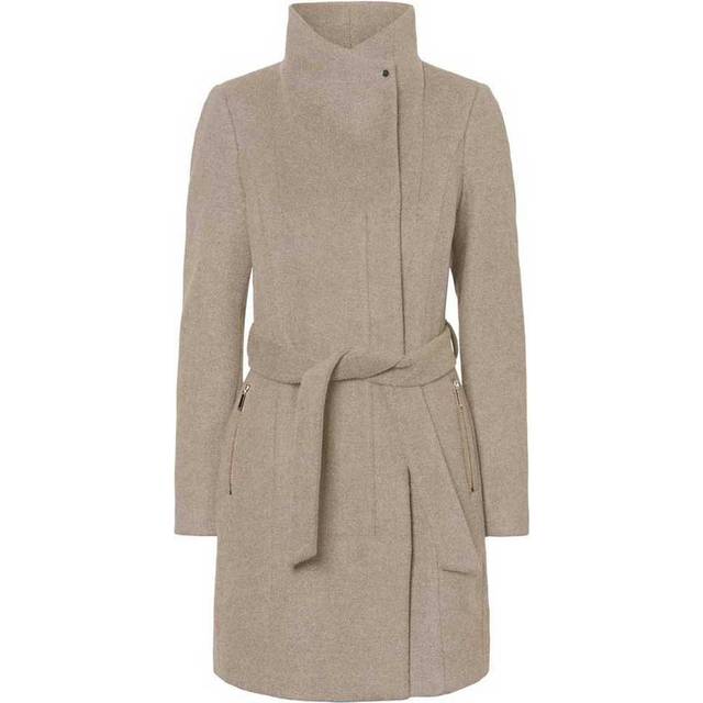 VERO MODA kvinnlig kappa VMTWODOPE kappa, Silver Mink, XS