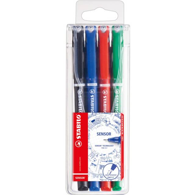 STABILO Sensor 189 Fineliner Wallet of 4