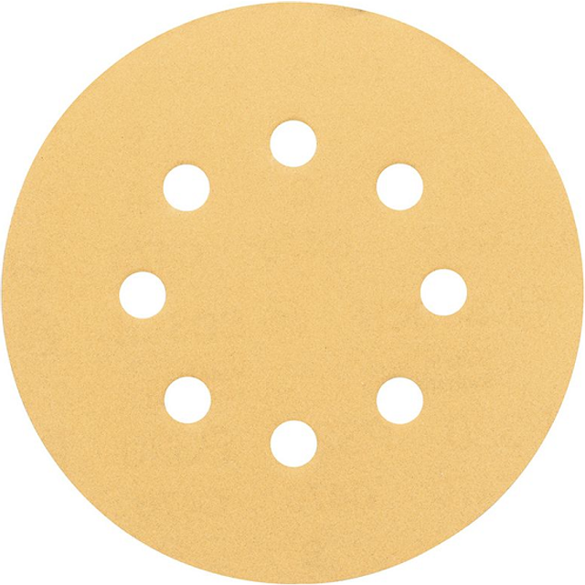 Bosch C430 Abrasive Discs 125mm (8 Hole) (Pkt 5) - 60g