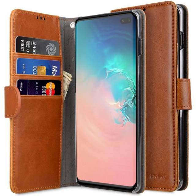 Melkco Samsung Galaxy S10 Plus Plånboksfodral - Brun