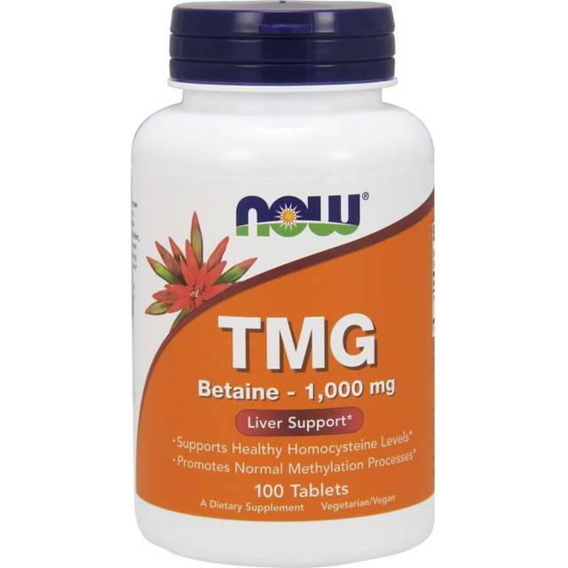 NOW Foods  TMG  100 Tablets (1 000 mg per Tablet)