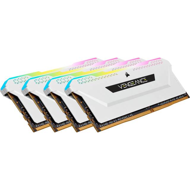 Corsair Vengeance Rgb Pro Cmh32gx4m4e3200c16w Ram-minnen 32 Gb 4 X 8 Gb Ddr4 3200 Mhz 32gb 3200mhz Ddr4 288-pin Dimm