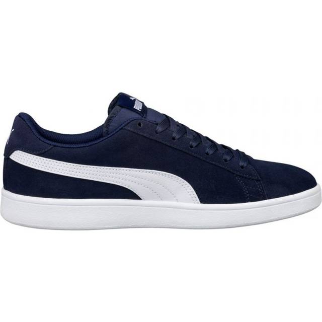 PUMA Uniseks SMASH V2 Low-Top Trainers, PEACOAT-PUMA WHITE, 48.5 EU