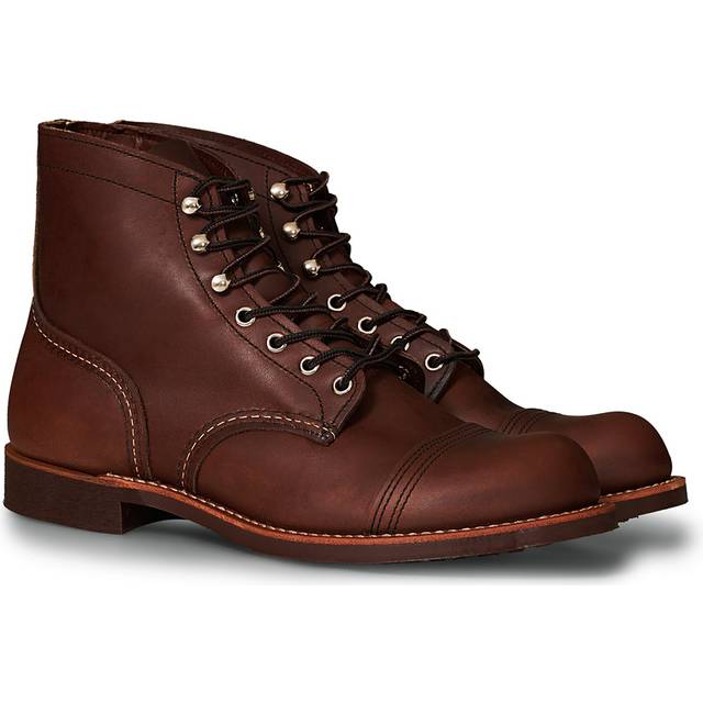 Red Wing Mens 8111 Iron Ranger Boots in Brown Leather - Size UK 9