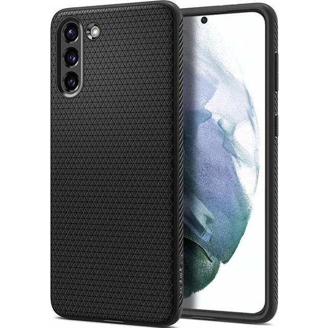 Spigen Liquid Air Skal för Galaxy S21 - Svart