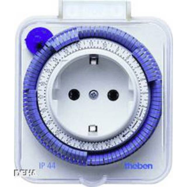 TIMER 26-IP44 ws - analogue socket switch clock TIMER 26-IP44 ws
