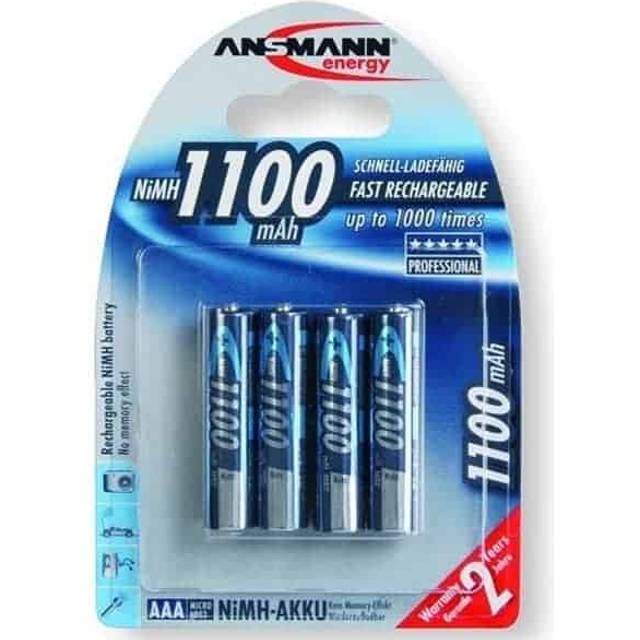 5035232 (VE4) Bli - Rechargeable battery Micro 1100mAh 1,2V 5035232 VE4 Bli