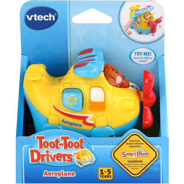 Vtech Toot-Toot Drivers Aeroplane With 3 Songs and 6 Melodies Preschool Toy Ages 1- 5 Years
